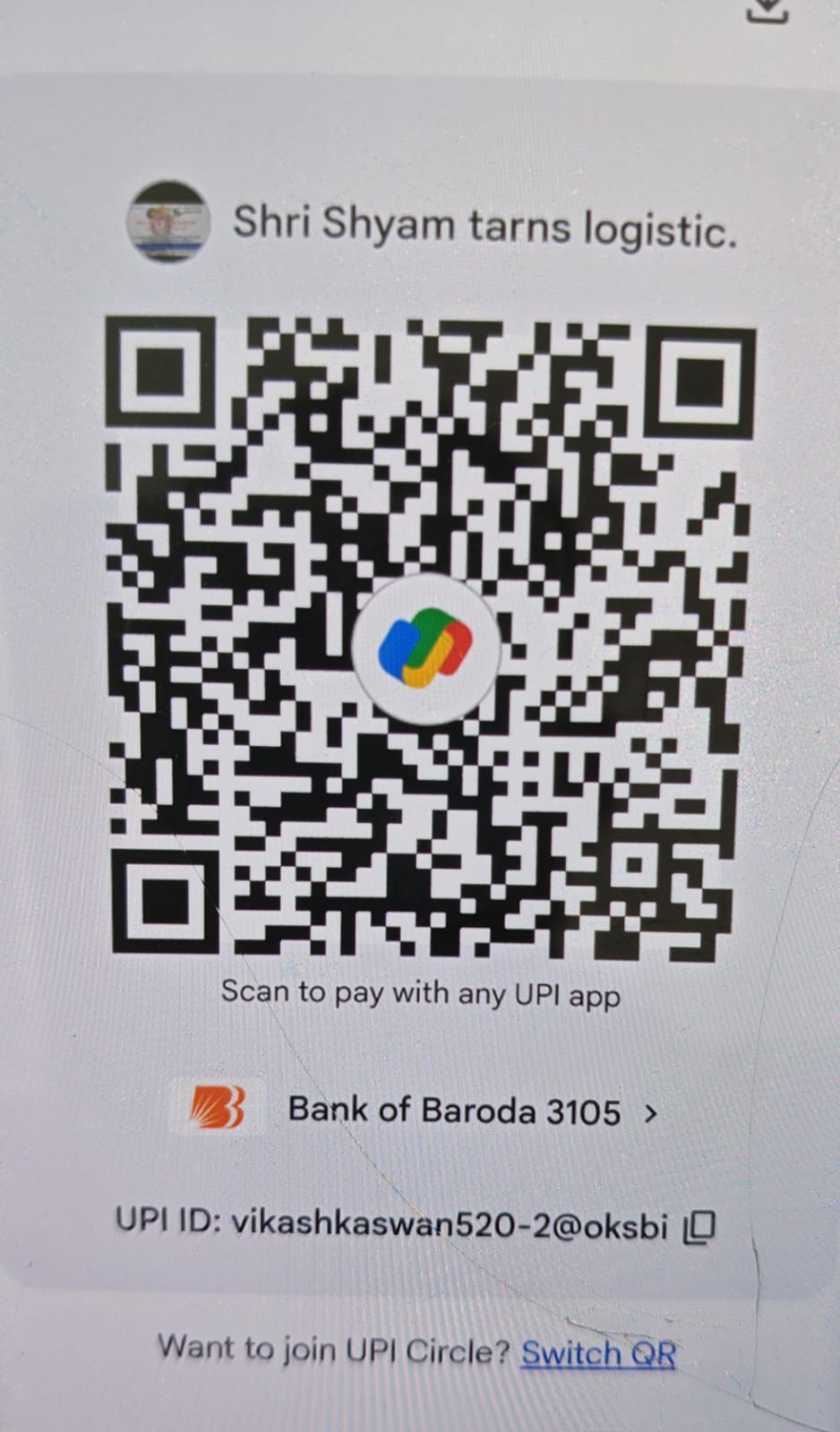Payment QR